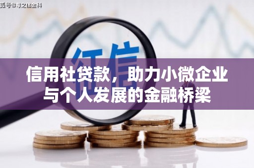商都信用社贷款，助力小微企业与个人发展的金融桥梁