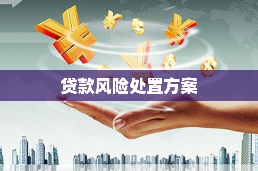 商都贷款风险处置方案