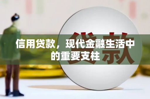 商都信用贷款，现代金融生活中的重要支柱