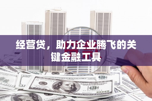 商都经营贷，助力企业腾飞的关键金融工具