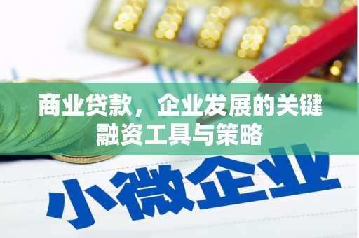 商都商业贷款，企业发展的关键融资工具与策略