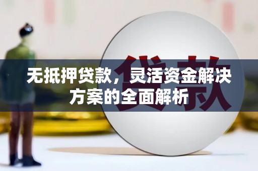 商都无抵押贷款，灵活资金解决方案的全面解析