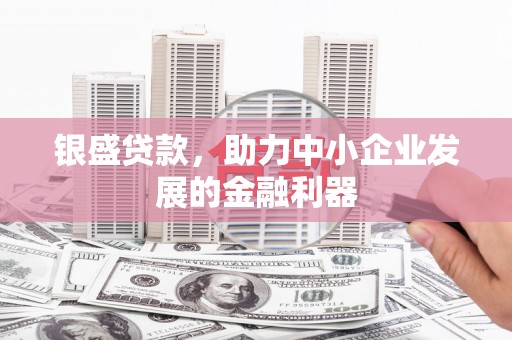 商都银盛贷款，助力中小企业发展的金融利器