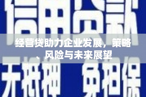 商都经营贷助力企业发展，策略、风险与未来展望