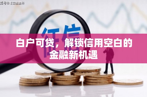 商都白户可贷，解锁信用空白的金融新机遇