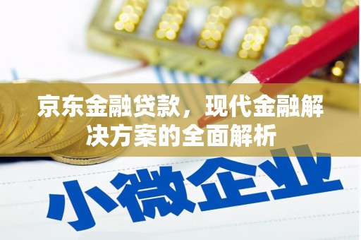 商都京东金融贷款，现代金融解决方案的全面解析