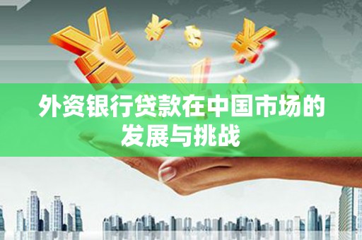 商都外资银行贷款在中国市场的发展与挑战