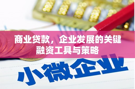 商都商业贷款，企业发展的关键融资工具与策略
