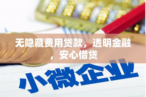 商都无隐藏费用贷款，透明金融，安心借贷