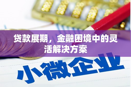 商都贷款展期，金融困境中的灵活解决方案