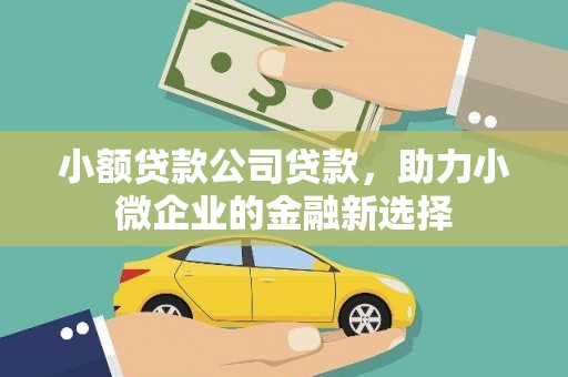 商都小额贷款公司贷款，助力小微企业的金融新选择