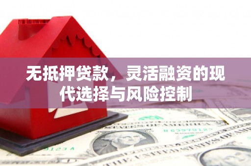 商都无抵押贷款，灵活融资的现代选择与风险控制