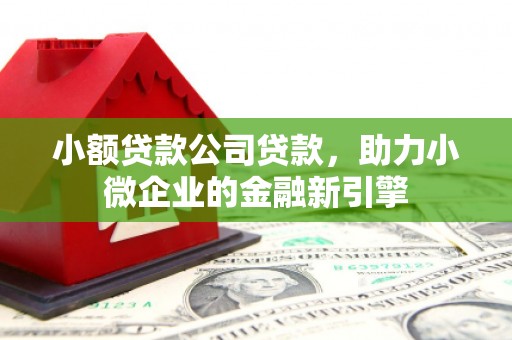 商都小额贷款公司贷款，助力小微企业的金融新引擎