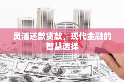 商都灵活还款贷款，现代金融的智慧选择