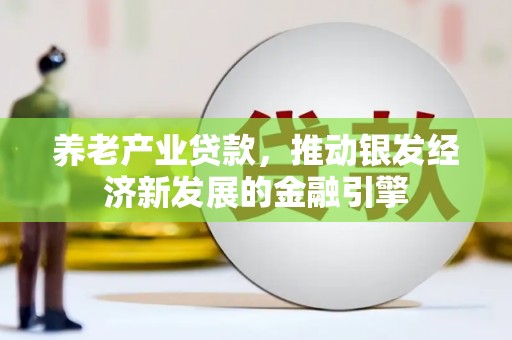 商都养老产业贷款，推动银发经济新发展的金融引擎