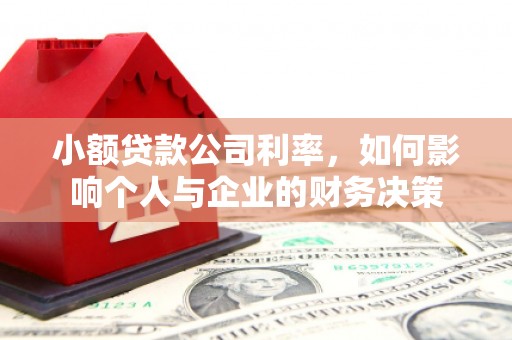 商都小额贷款公司利率，如何影响个人与企业的财务决策