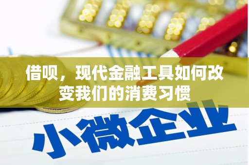商都借呗，现代金融工具如何改变我们的消费习惯