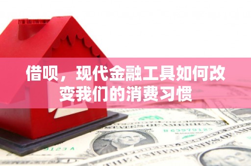 商都借呗，现代金融工具如何改变我们的消费习惯