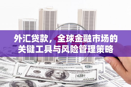 商都外汇贷款，全球金融市场的关键工具与风险管理策略