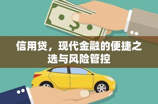 商都信用贷，现代金融的便捷之选与风险管控