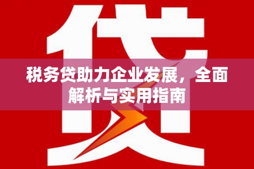 商都税务贷助力企业发展，全面解析与实用指南